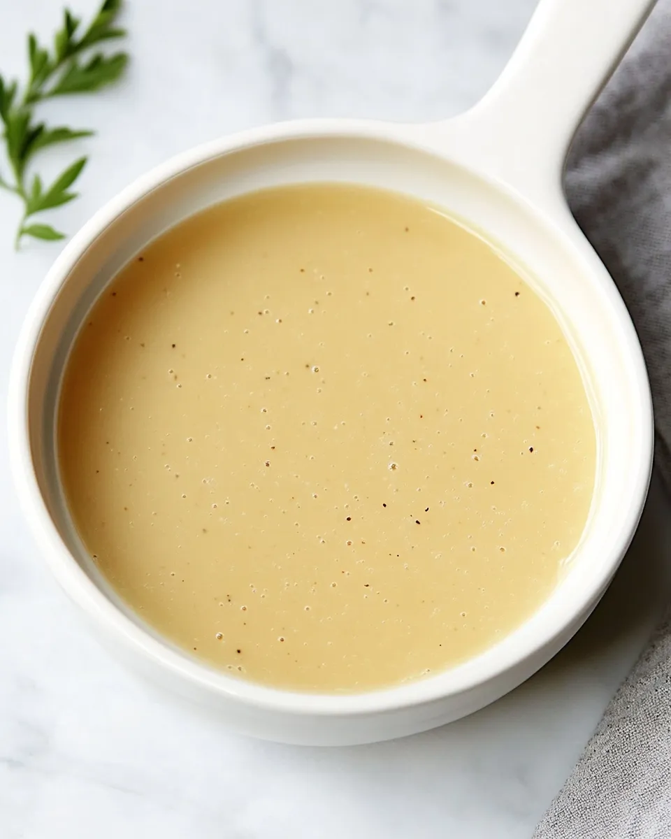 Delicious Velout Sauce food shot