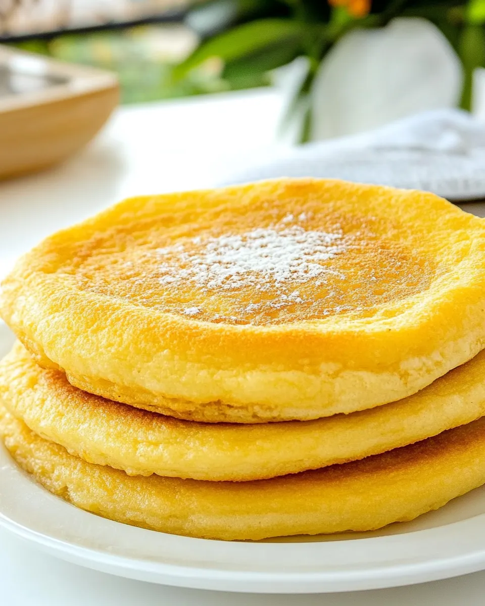 Delicious Venezuelan Cachapas food shot