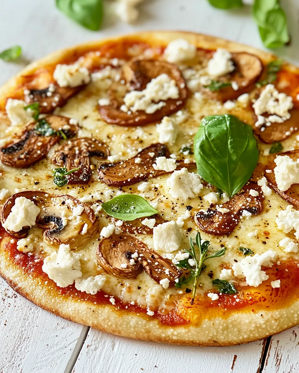 Delicious White Pizza (Mellow Mushroom Copycat) dish photo