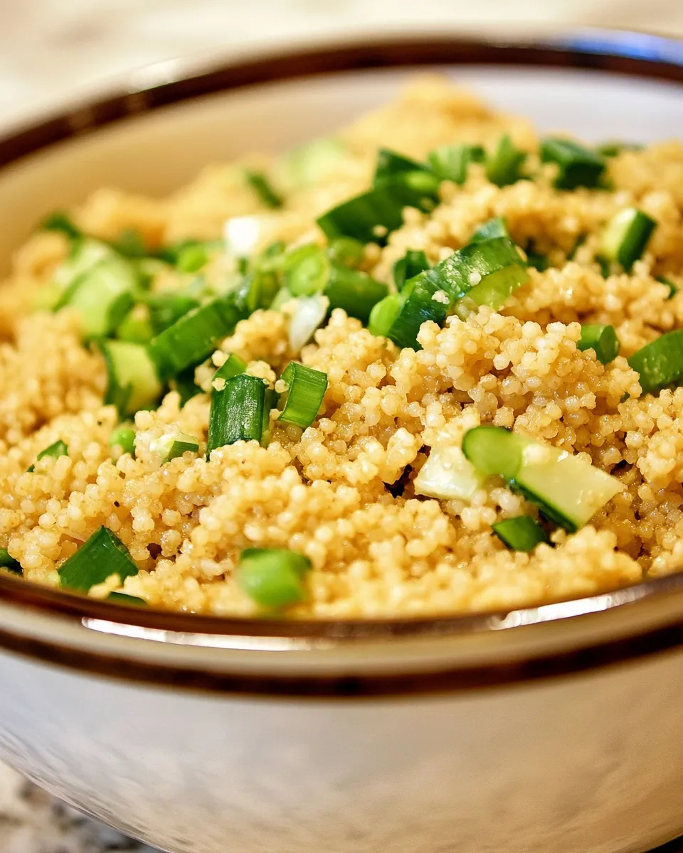 Easy Whole Wheat Couscous Side Dish recipe photo